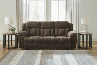 Frohn Chocolate Reclining Sofa - Ornate Home