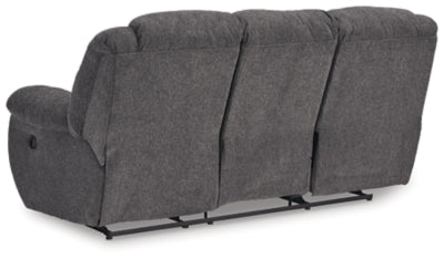 Foreside Charcoal Reclining Sofa - Ornate Home