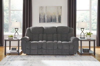 Foreside Charcoal Reclining Sofa - Ornate Home