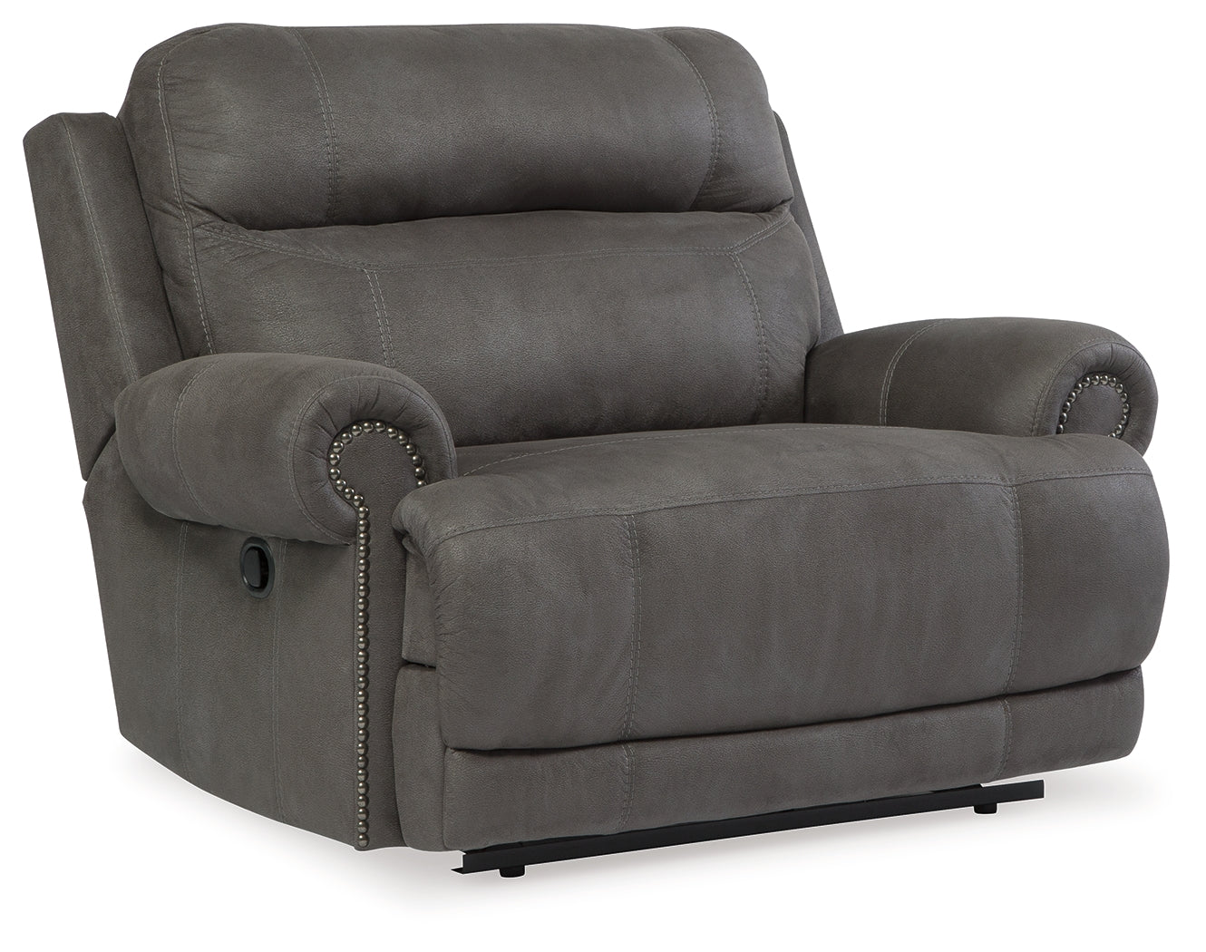 Austere Gray Reclining Sofa, Loveseat and Recliner