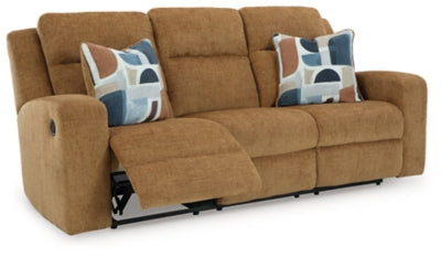 Kanlow Honey Reclining Sofa - Ornate Home