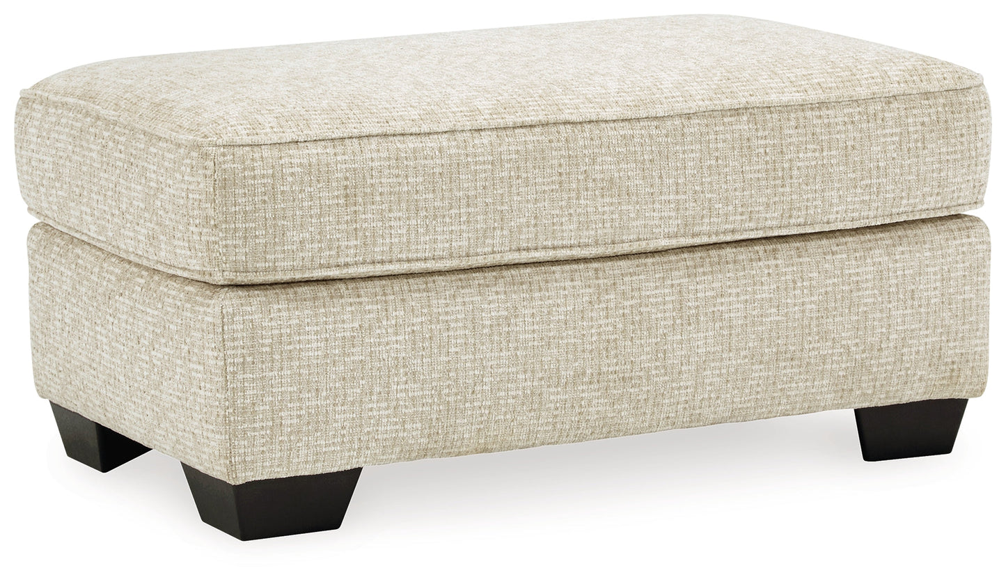 Haisley Ivory Sofa, Chair, and Ottoman