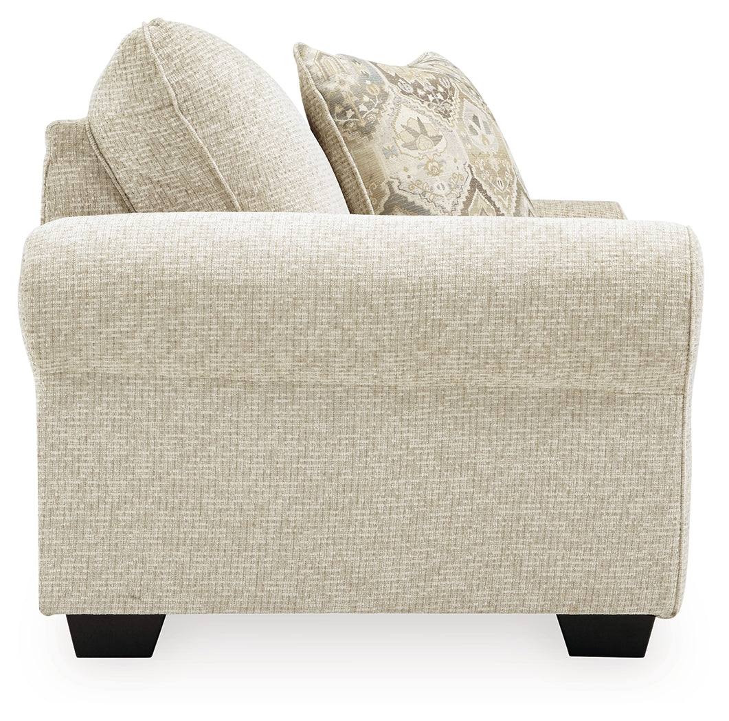 Haisley Ivory Sofa and Chair