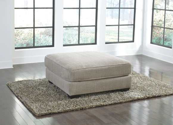 Ardsley Pewter Oversized Ottoman