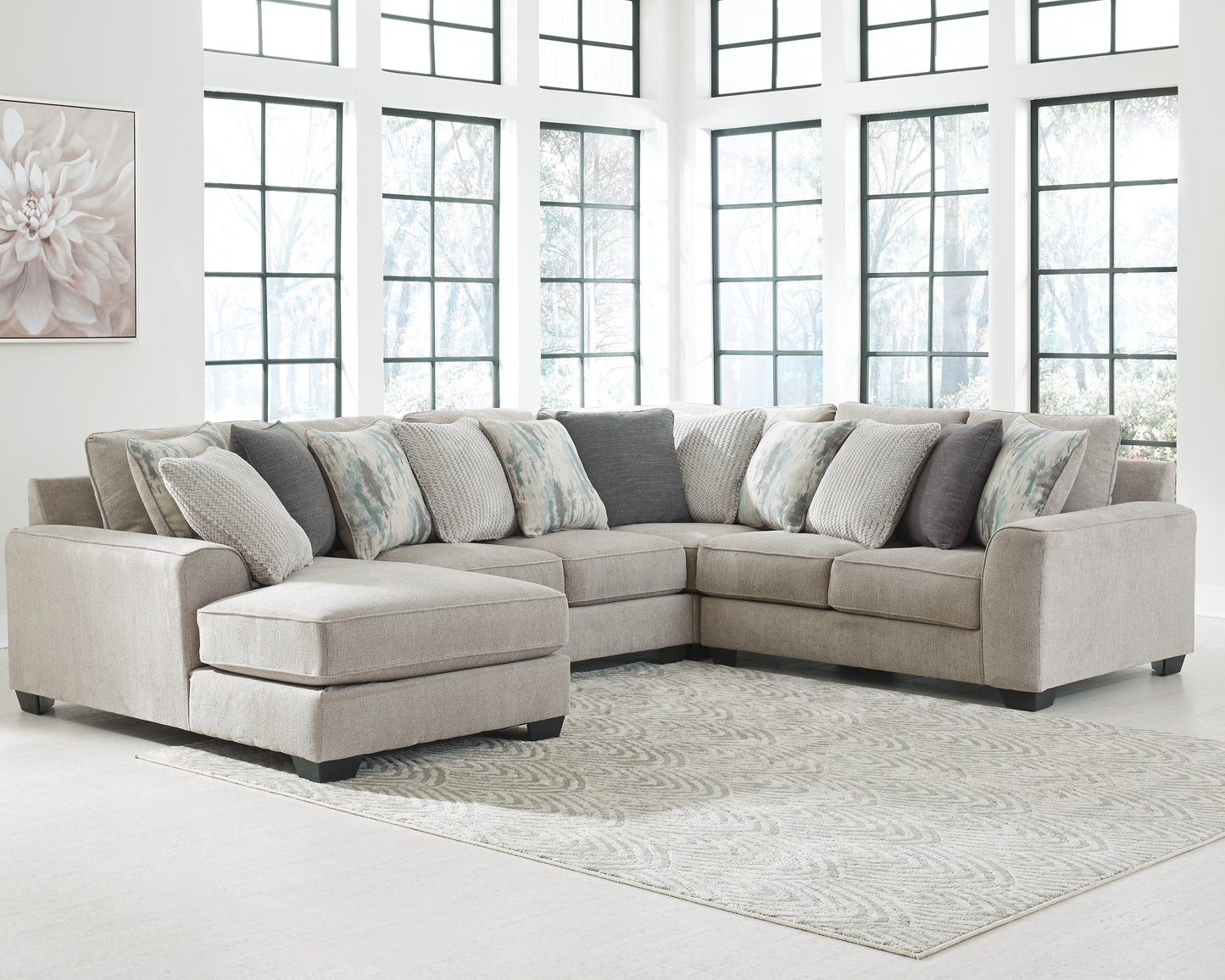 Ardsley 5-Piece Sectional and Ottoman