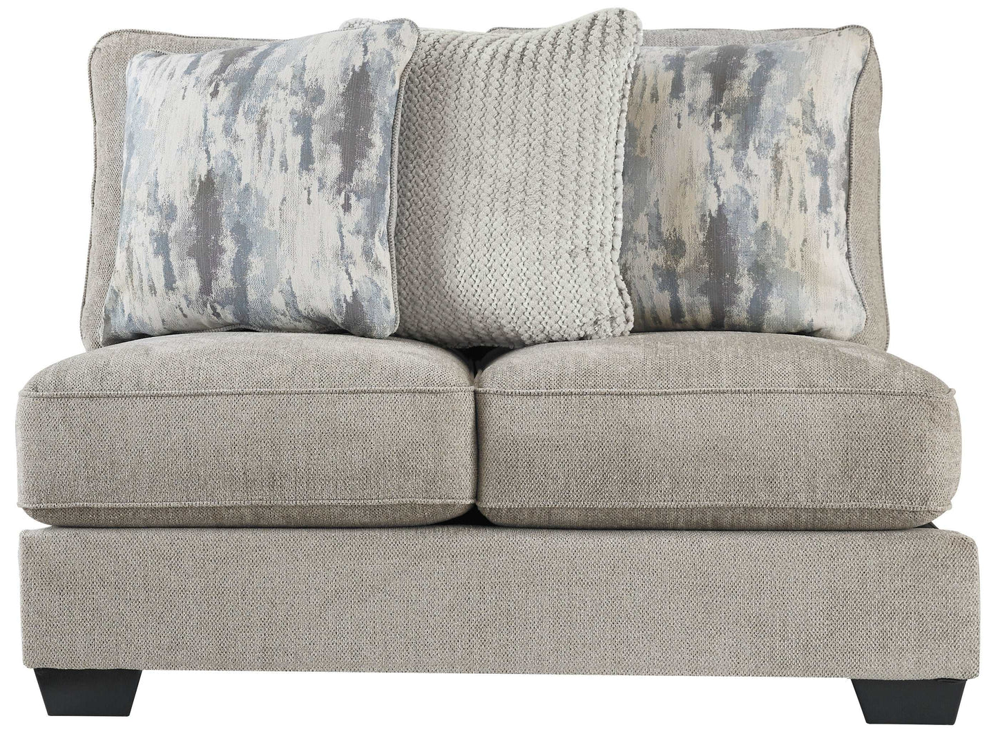 Ardsley Pewter 4pc Sectional w/ LAF Chaise & RAF Loveseat