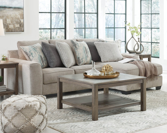 Ardsley Pewter 2-Piece Sectional with Chaise