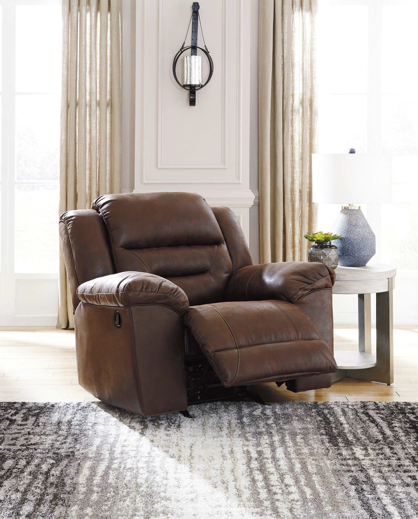 Stoneland Chocolate Manual Recliner