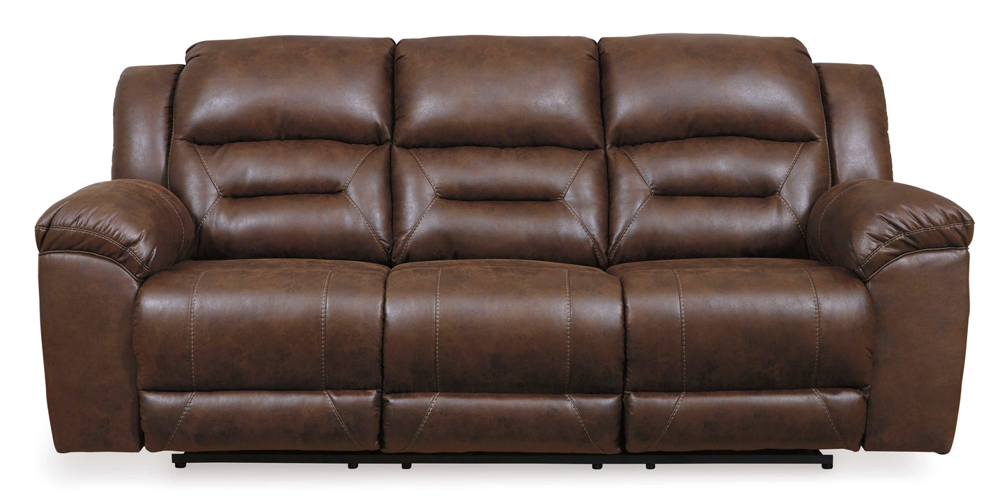 Stoneland Chocolate Reclining Sofa