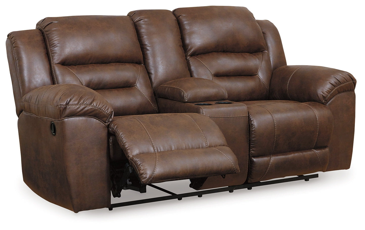 Stoneland Brown Reclining Sofa, Loveseat and Recliner