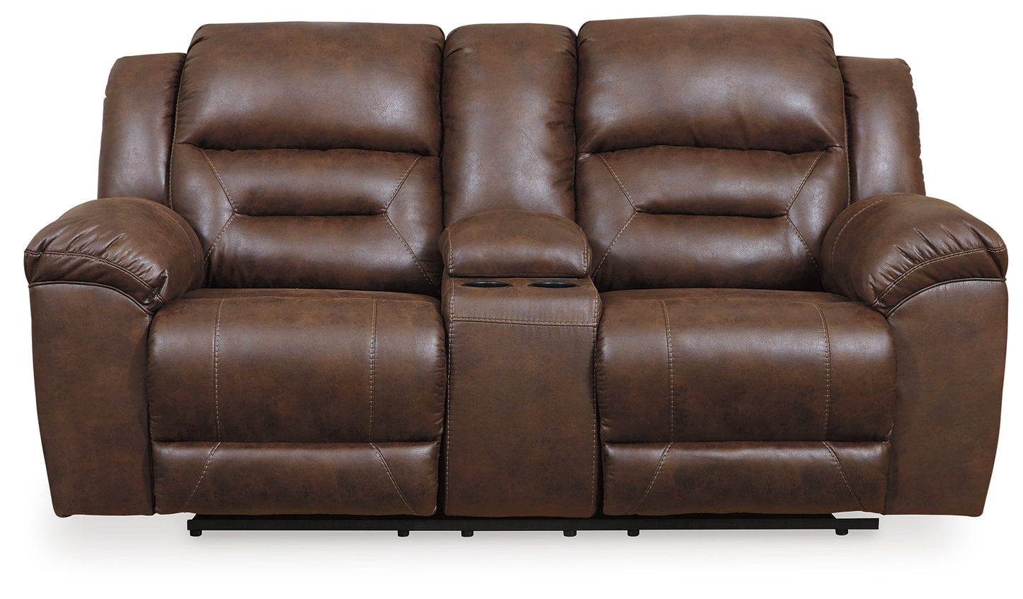 Stoneland Brown Power Reclining Sofa, Loveseat and Recliner