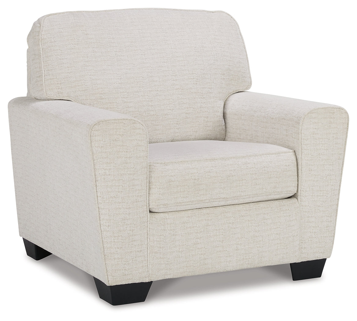 Cashton Snow Sofa, Loveseat, Chair and Ottoman