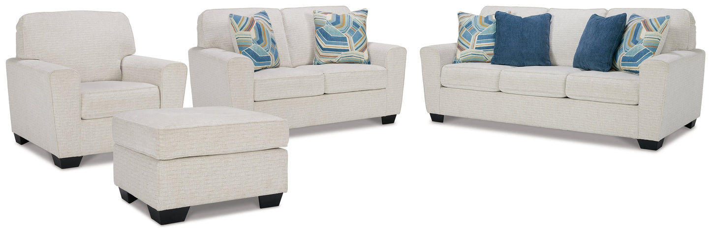 Cashton Snow Sofa, Loveseat, Chair and Ottoman