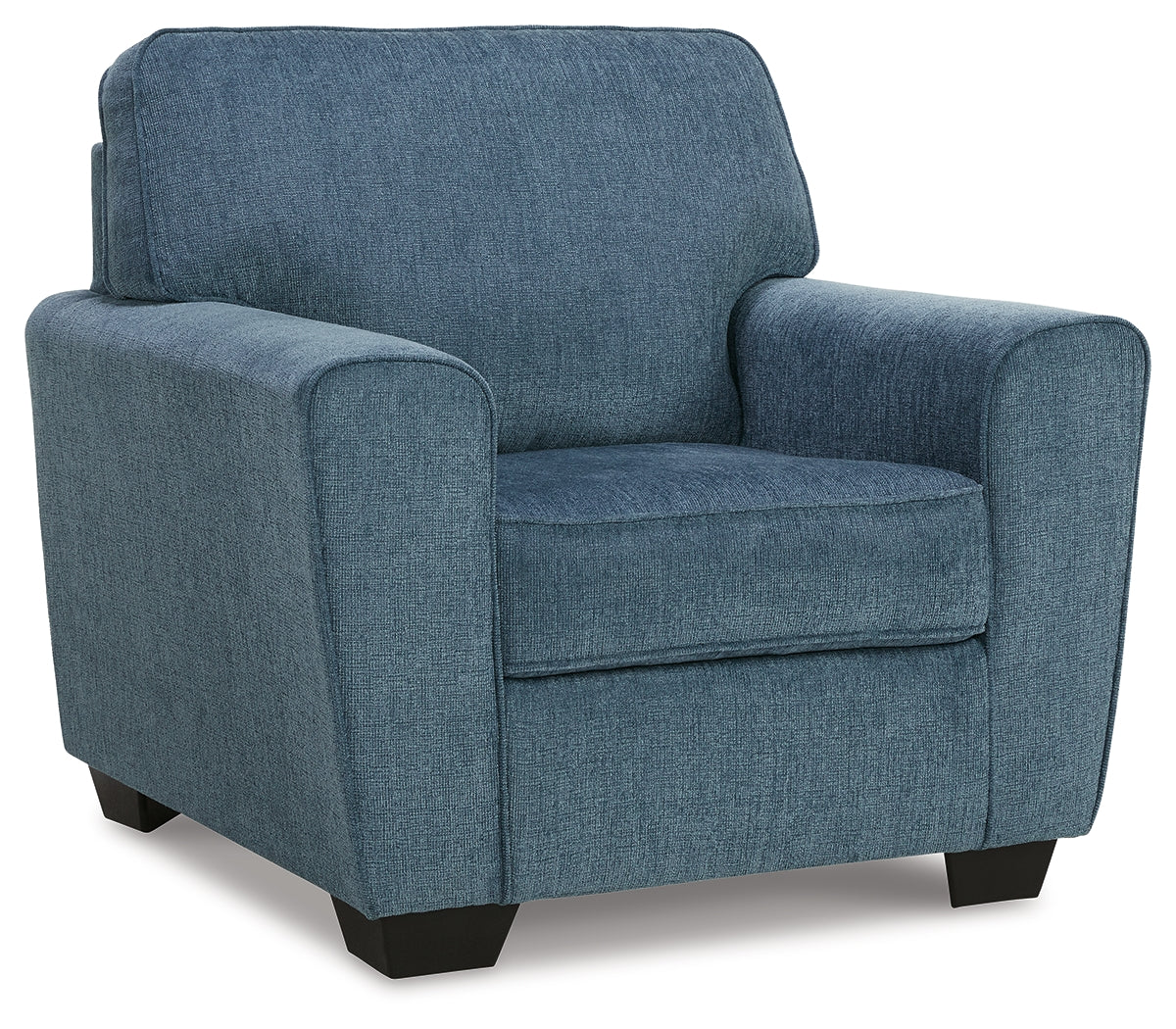 Cashton Blue Sofa, Loveseat, Chair and Ottoman