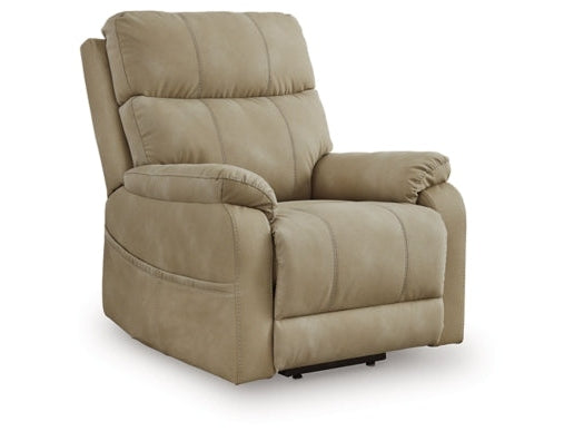 Next-Gen Durapella Sand Power Lift Recliner - Ornate Home