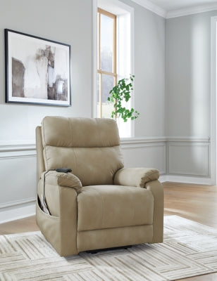 Next-Gen Durapella Sand Power Lift Recliner - Ornate Home