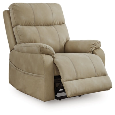 Next-Gen Durapella Sand Power Lift Recliner - Ornate Home