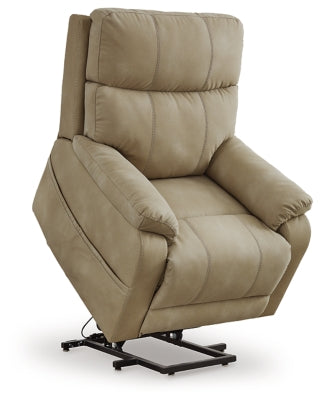 Next-Gen Durapella Sand Power Lift Recliner - Ornate Home