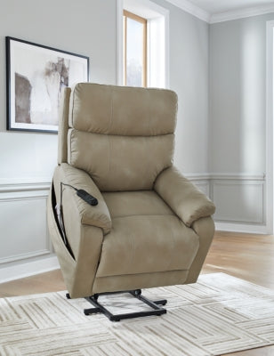 Next-Gen Durapella Sand Power Lift Recliner - Ornate Home