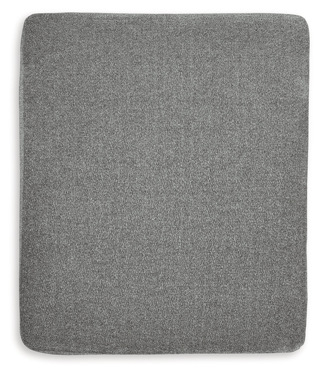 Hazela Charcoal Chair and Ottoman