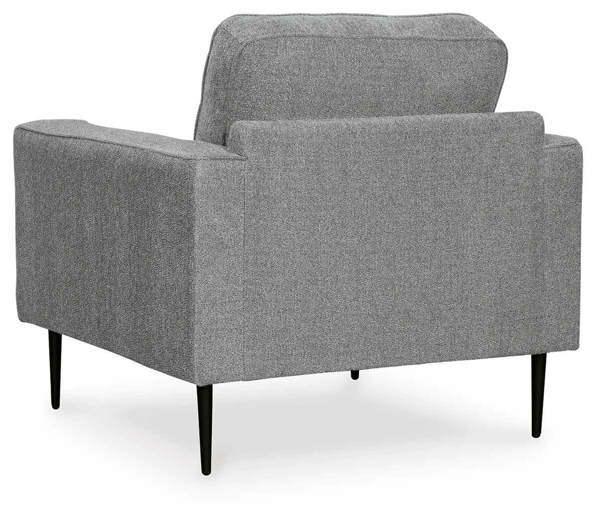 Hazela Charcoal Chair and Ottoman