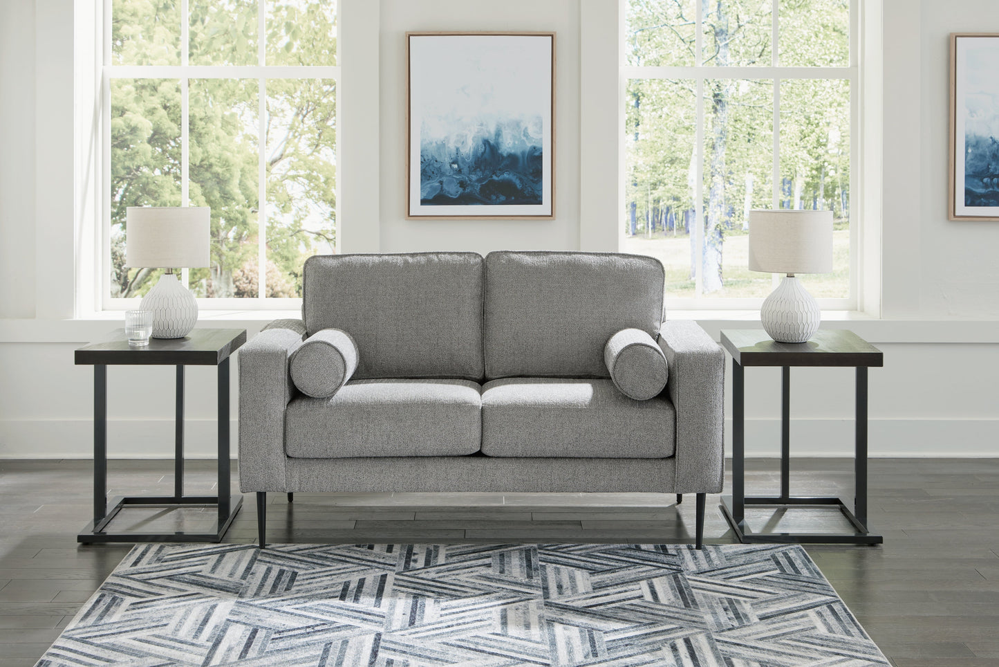 Hazela Charcoal Loveseat