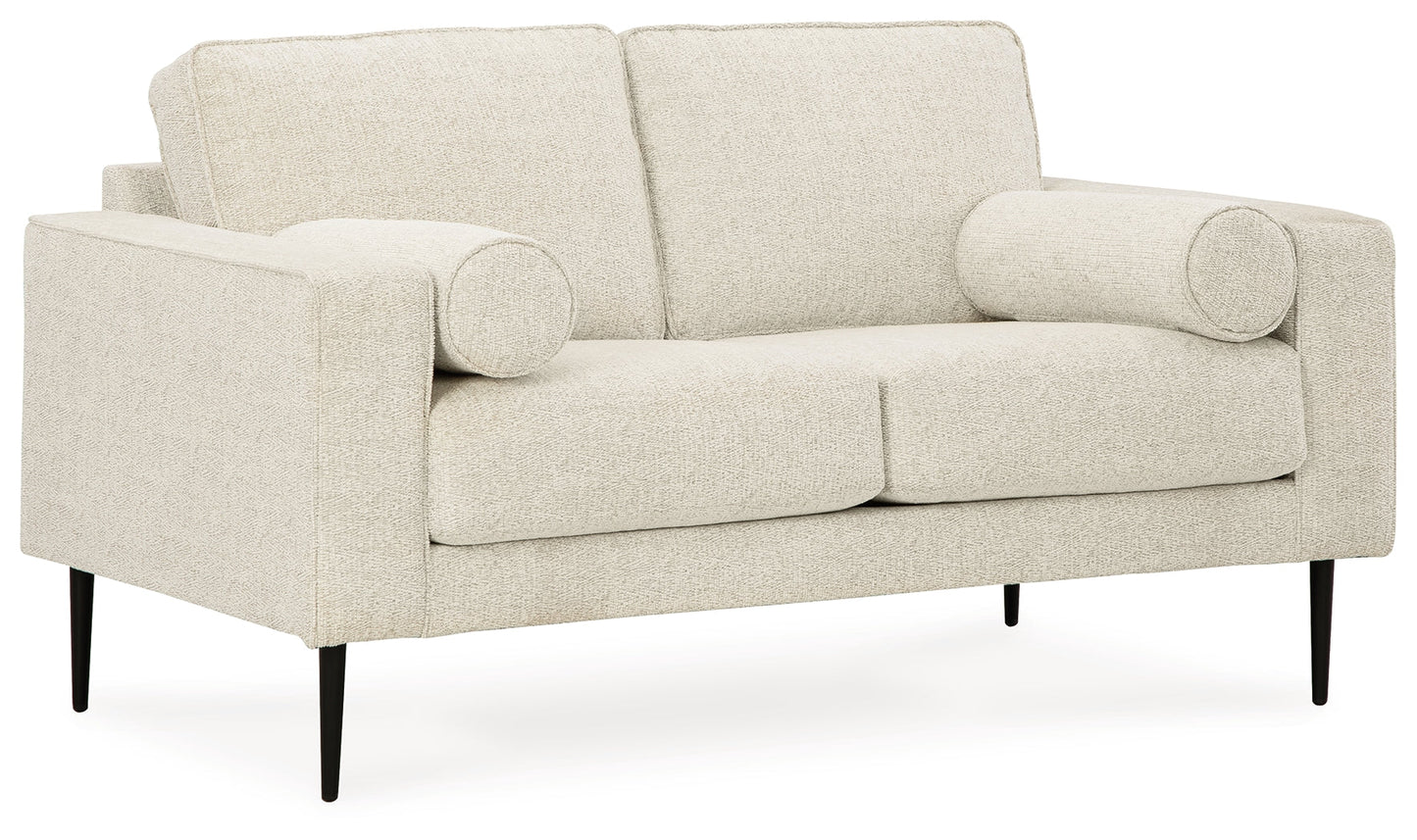 Hazela Sandstone Sofa, Loveseat, Chair and Ottoman