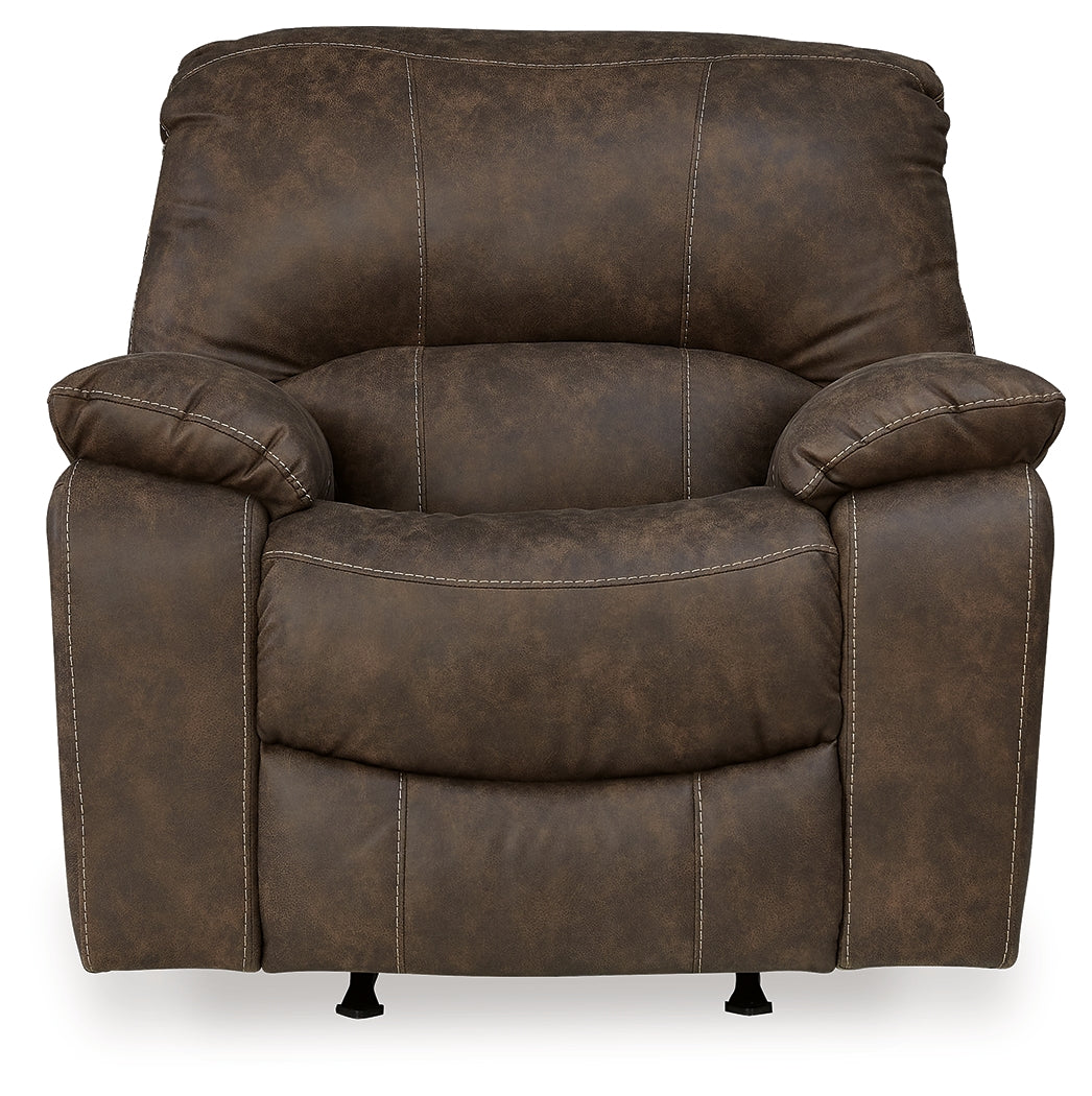 Kilmartin Brown Reclining Sofa, Loveseat and Recliner