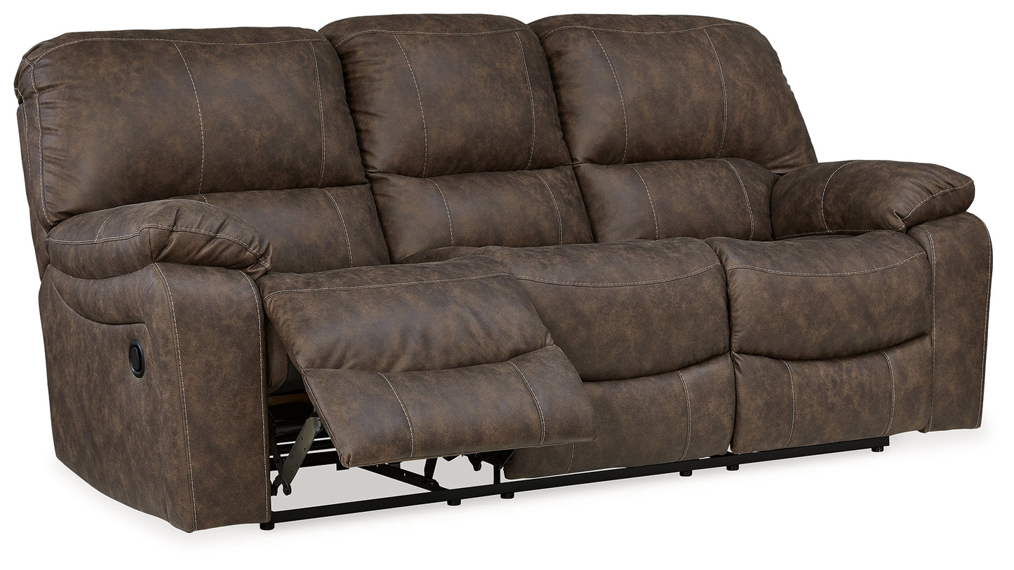 Kilmartin Brown Reclining Sofa, Loveseat and Recliner