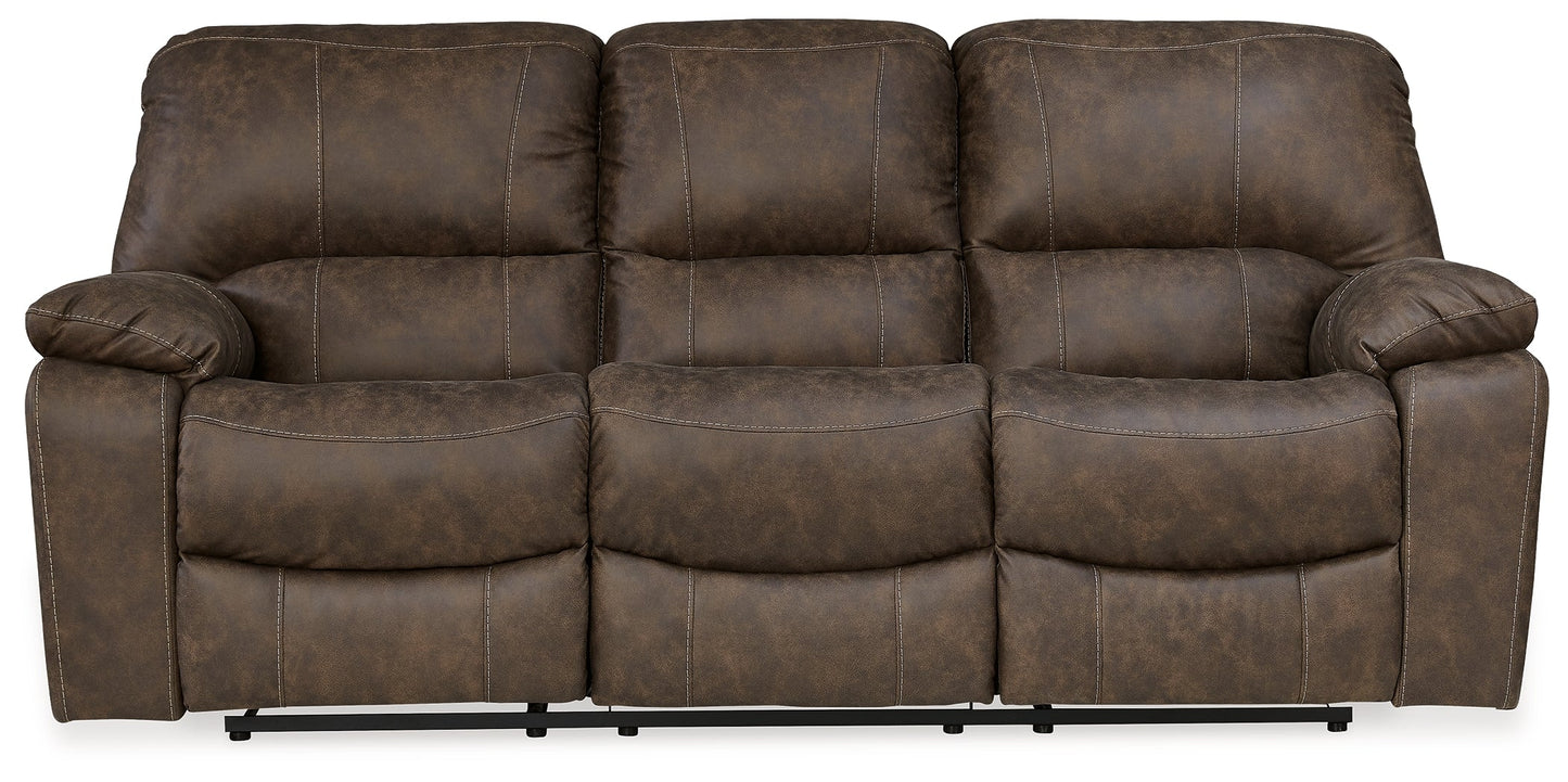 Kilmartin Brown Reclining Sofa, Loveseat and Recliner