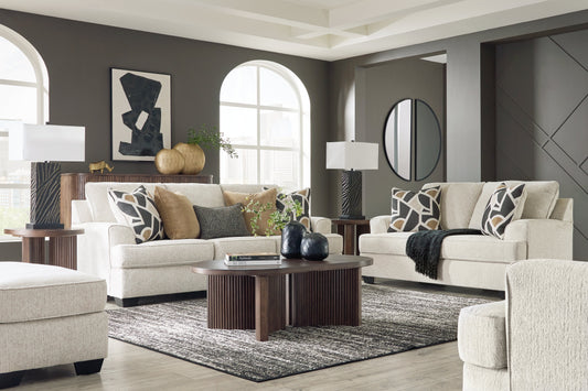 Heartcort Sofa, Loveseat, Oversized Chair and Ottoman