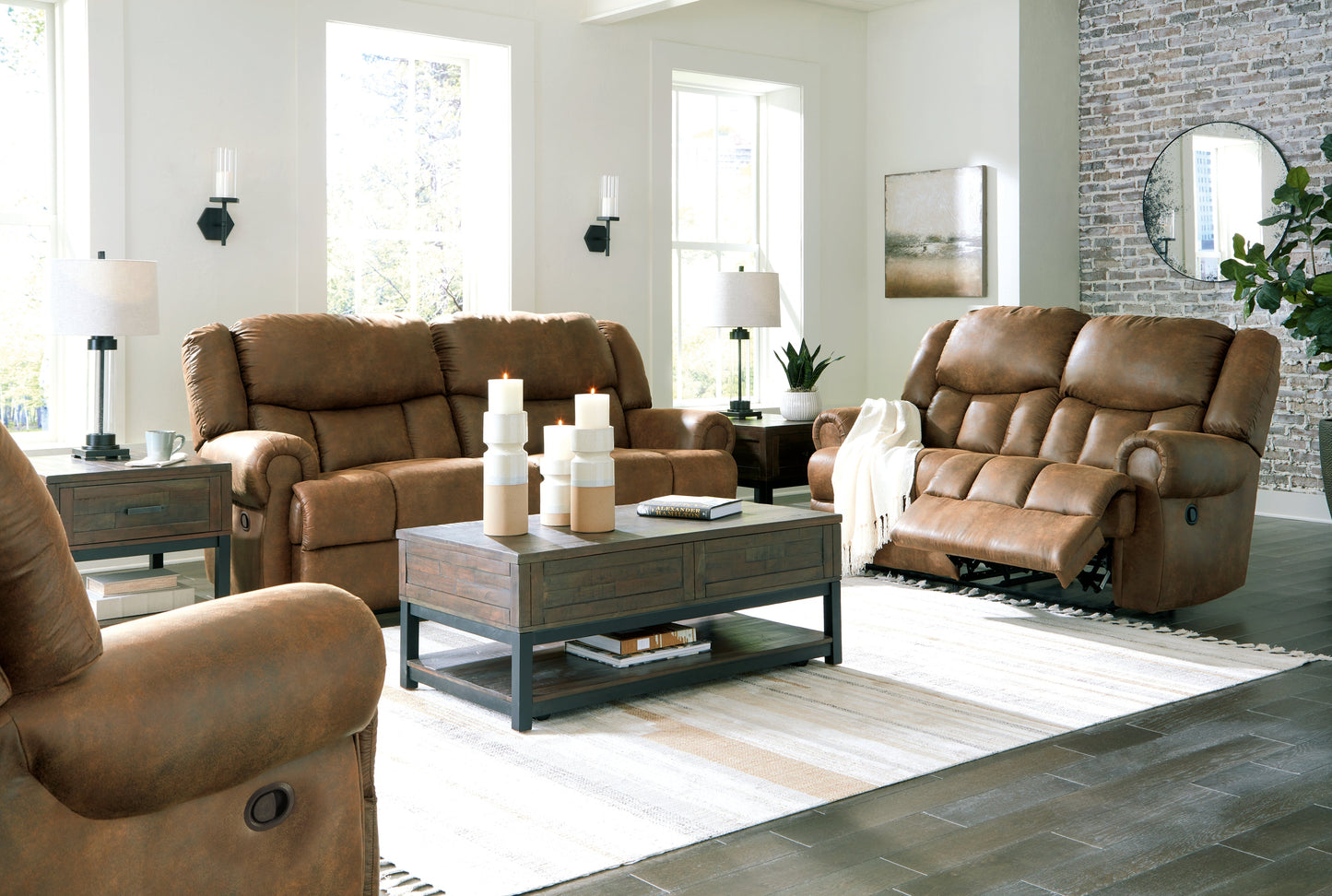 Boothbay Auburn Reclining Sofa, Loveseat and Recliner