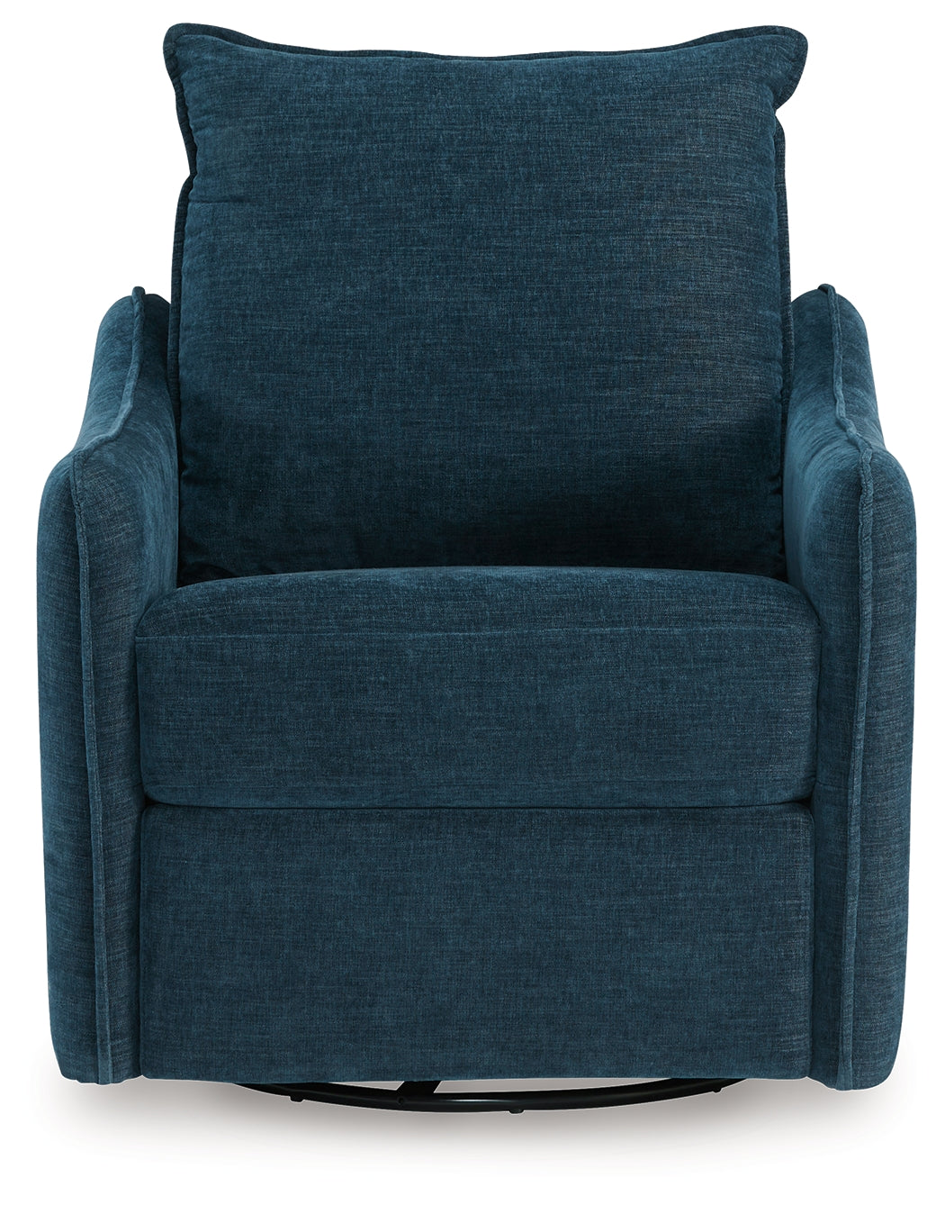 McBurg Navy Swivel Power Recliner