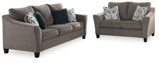 Nemoli Gray Sofa and Loveseat