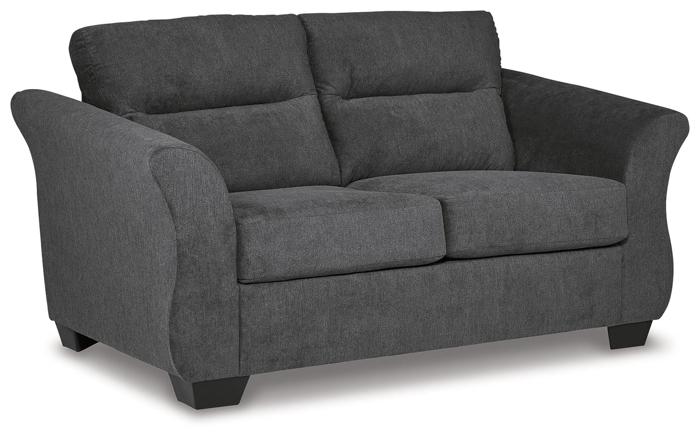 Miravel Gunmetal Sofa, Loveseat and Recliner