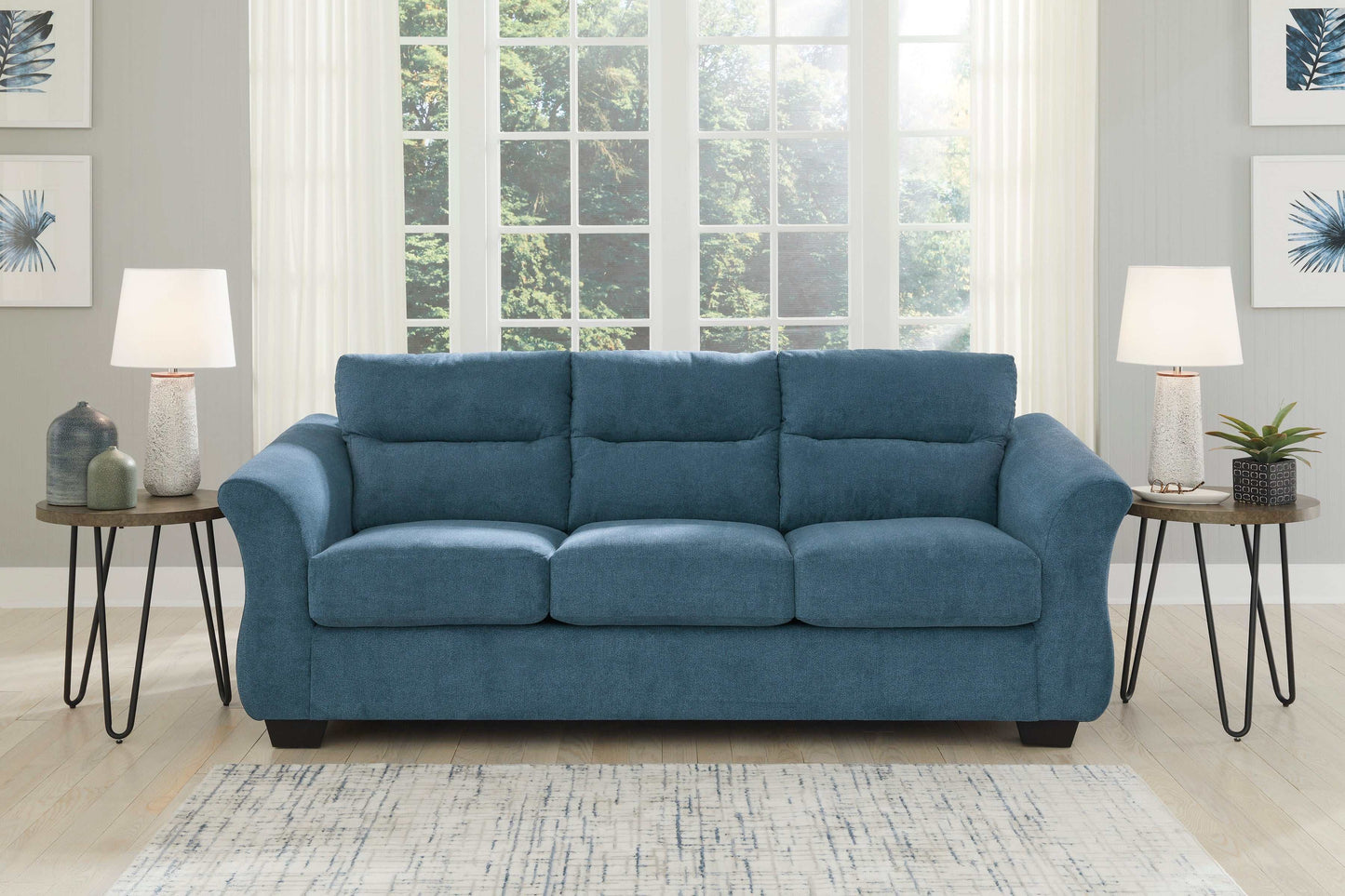 Miravel Indigo Queen Sofa Sleeper