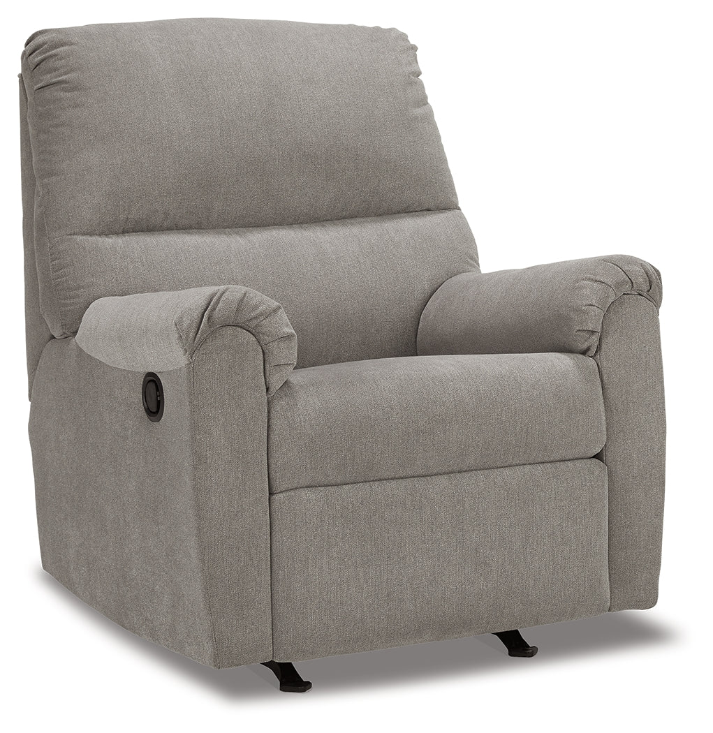 Miravel Gray Sofa, Loveseat and Recliner