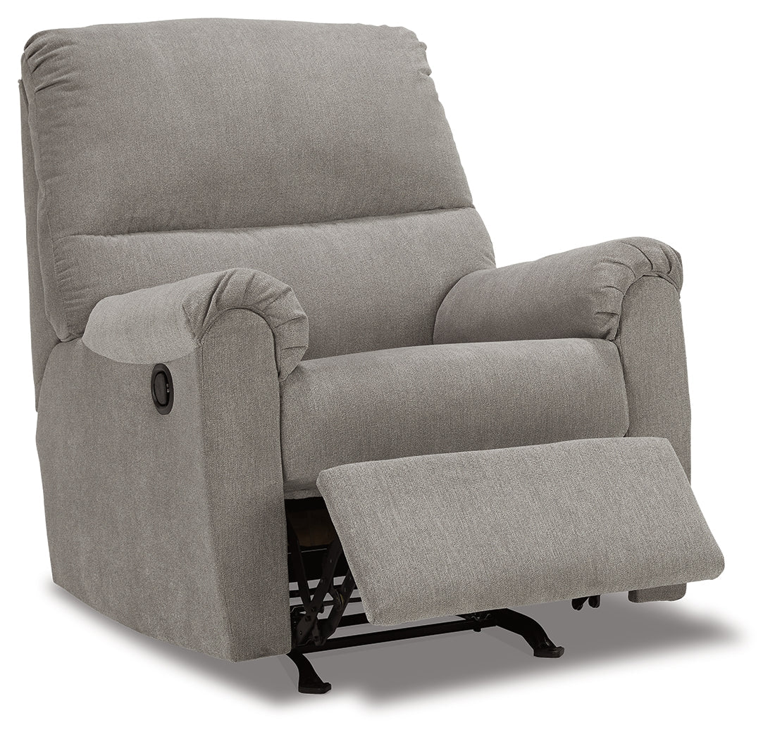 Miravel Gray Sofa, Loveseat and Recliner