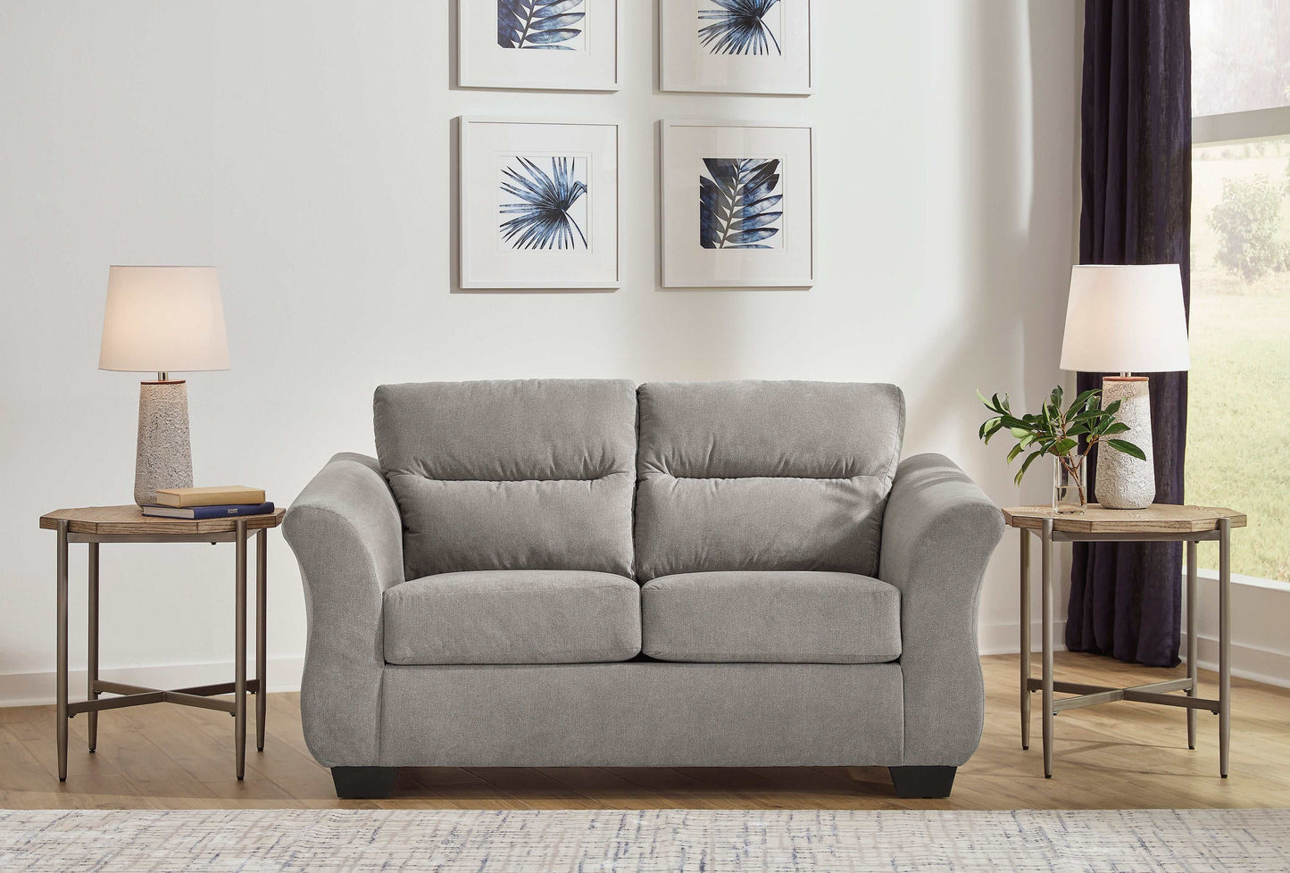 Miravel Slate Loveseat