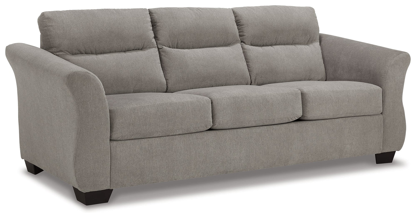 Miravel Gray Sofa, Loveseat and Recliner