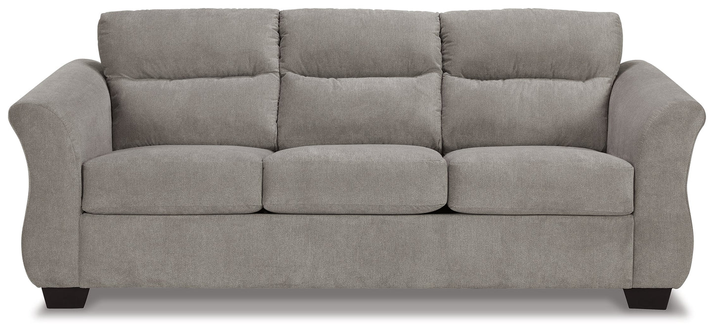 Miravel Gray Sofa, Loveseat and Recliner