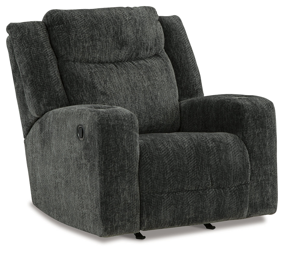 Martinglenn Ebony Reclining Sofa, Loveseat and Recliner