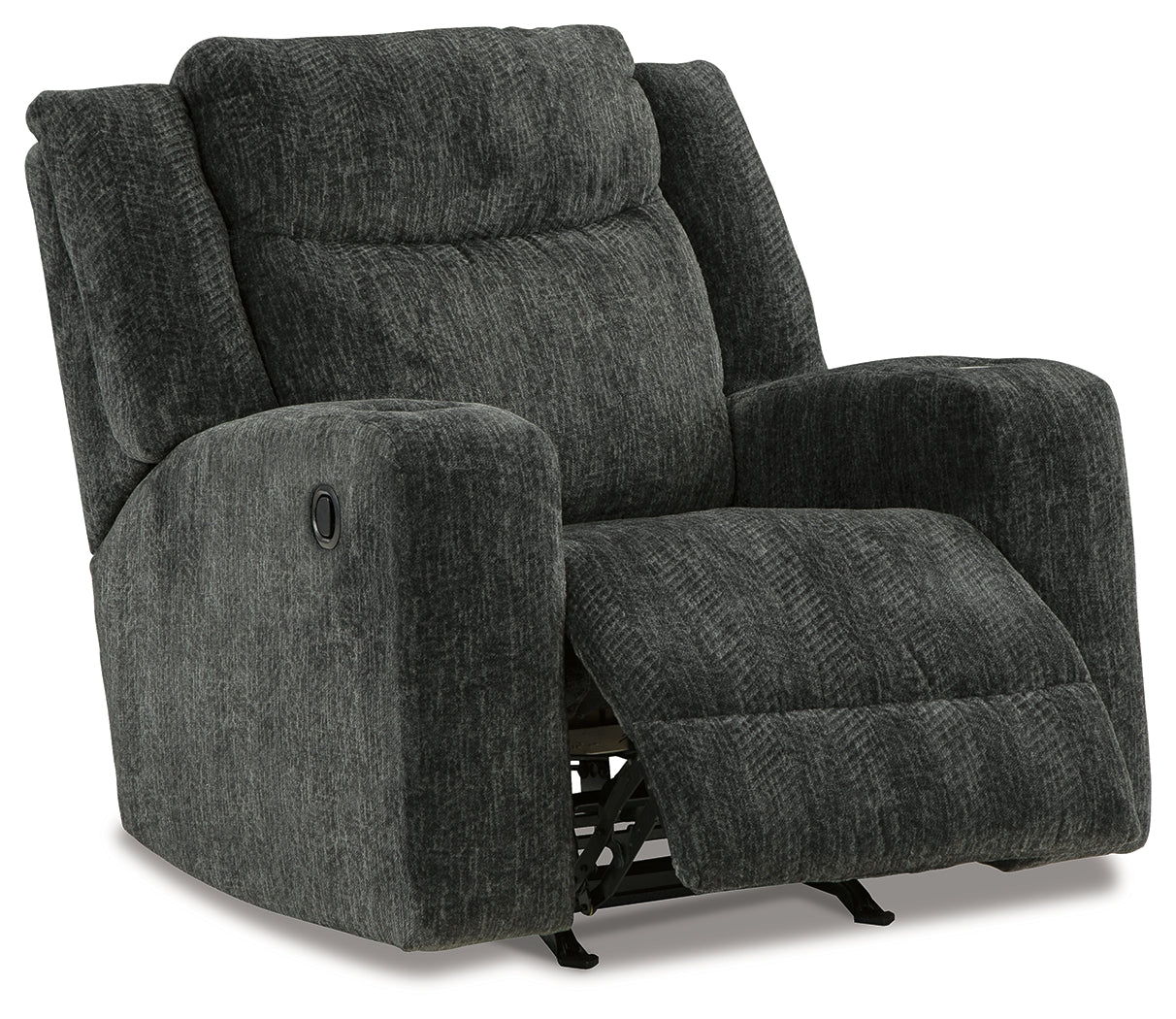 Martinglenn Ebony Reclining Sofa, Loveseat and Recliner