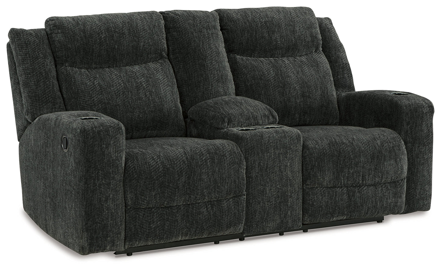 Martinglenn Ebony Reclining Sofa, Loveseat and Recliner