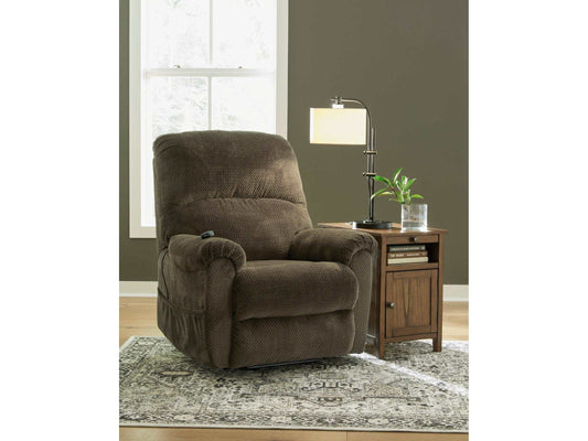 Shadowboxer Chocolate Power Lift Recliner