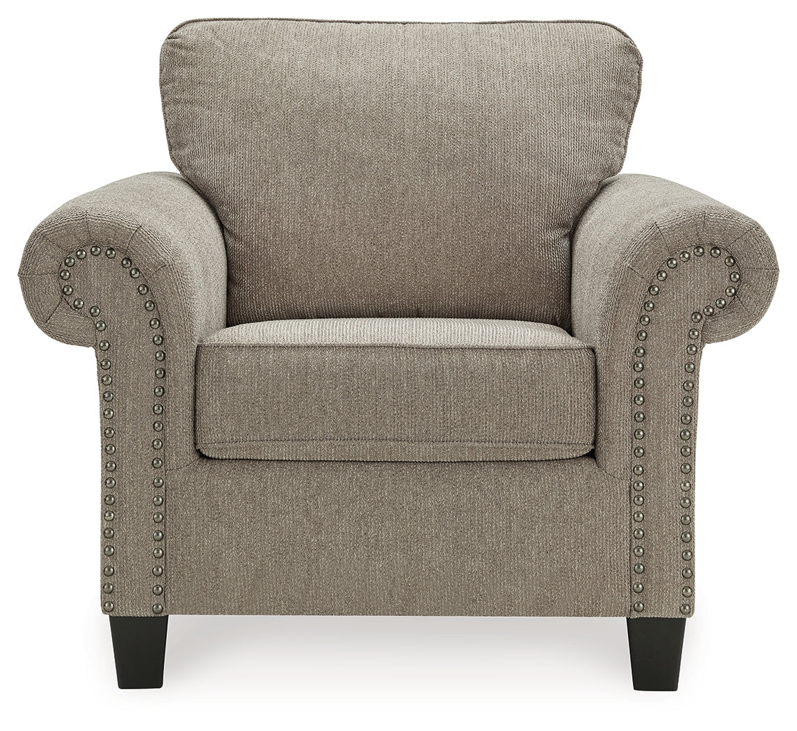 Shewsbury Pewter Sofa, Loveseat and Chair