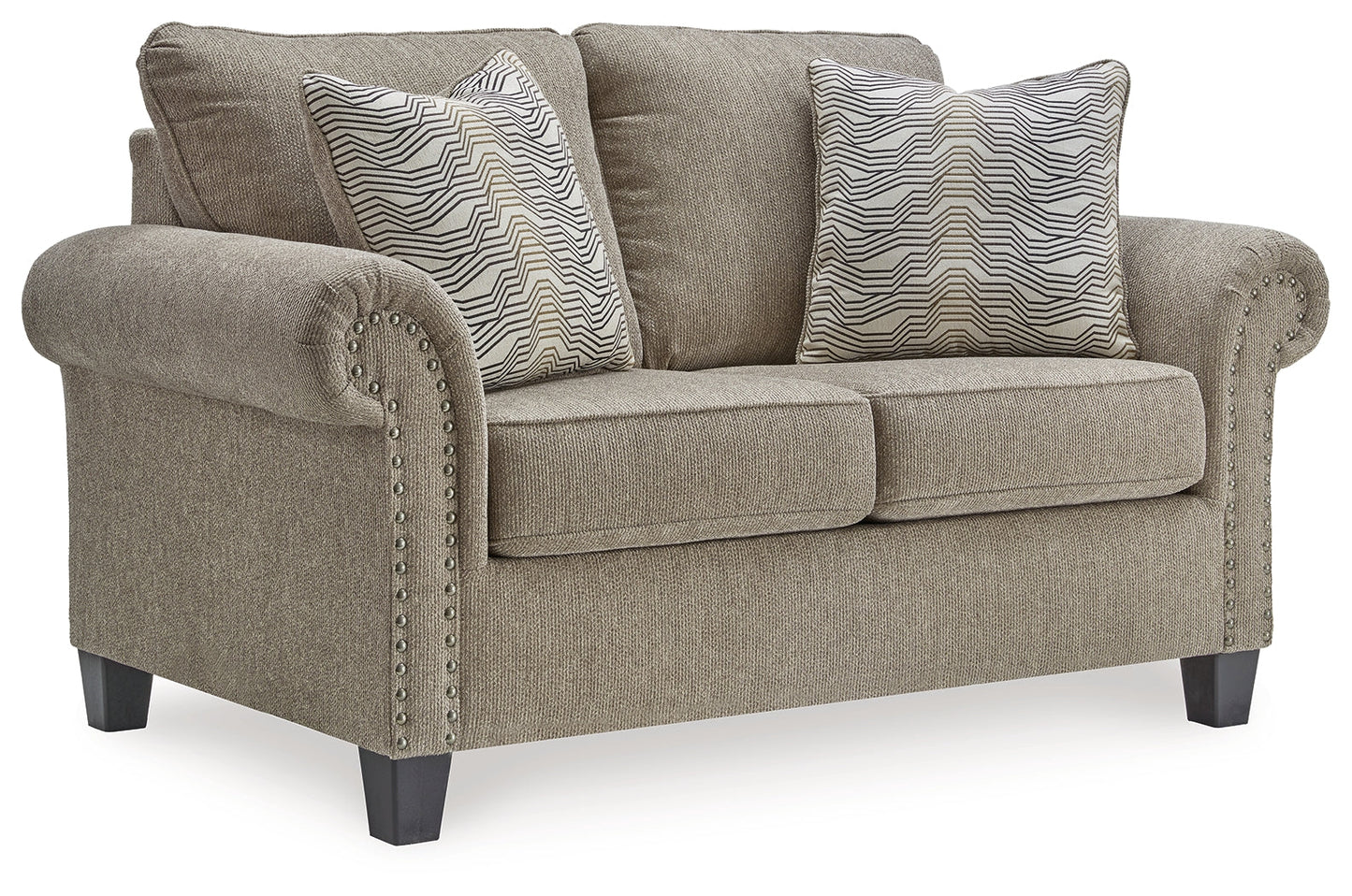 Shewsbury Pewter Sofa, Loveseat, Chair and Ottoman