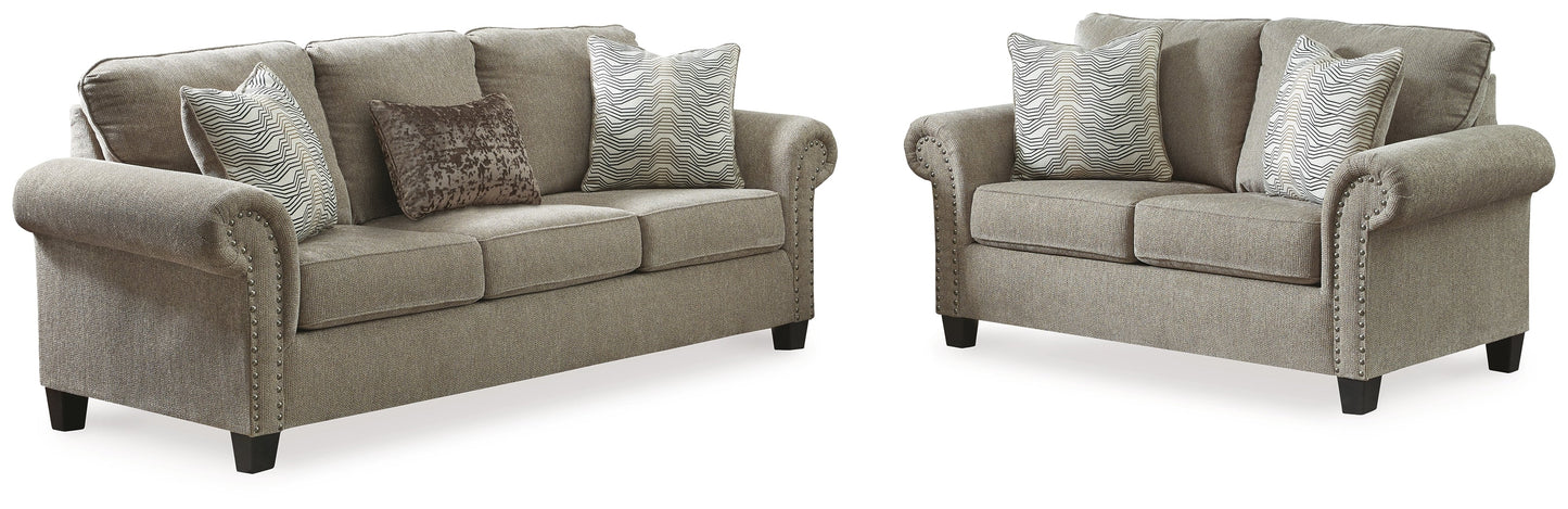 Shewsbury Pewter Sofa, Loveseat and Chair