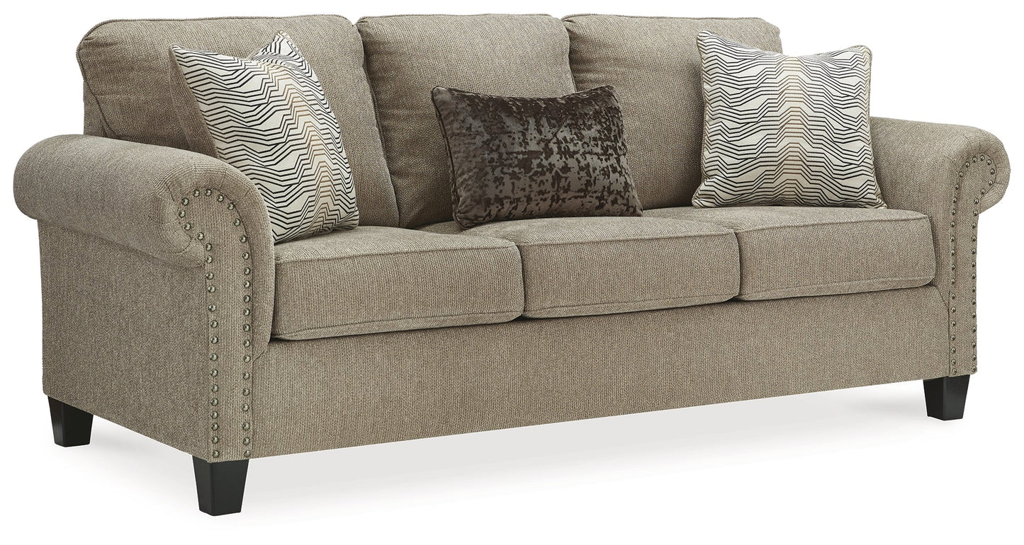 Shewsbury Pewter Sofa, Loveseat, Chair and Ottoman