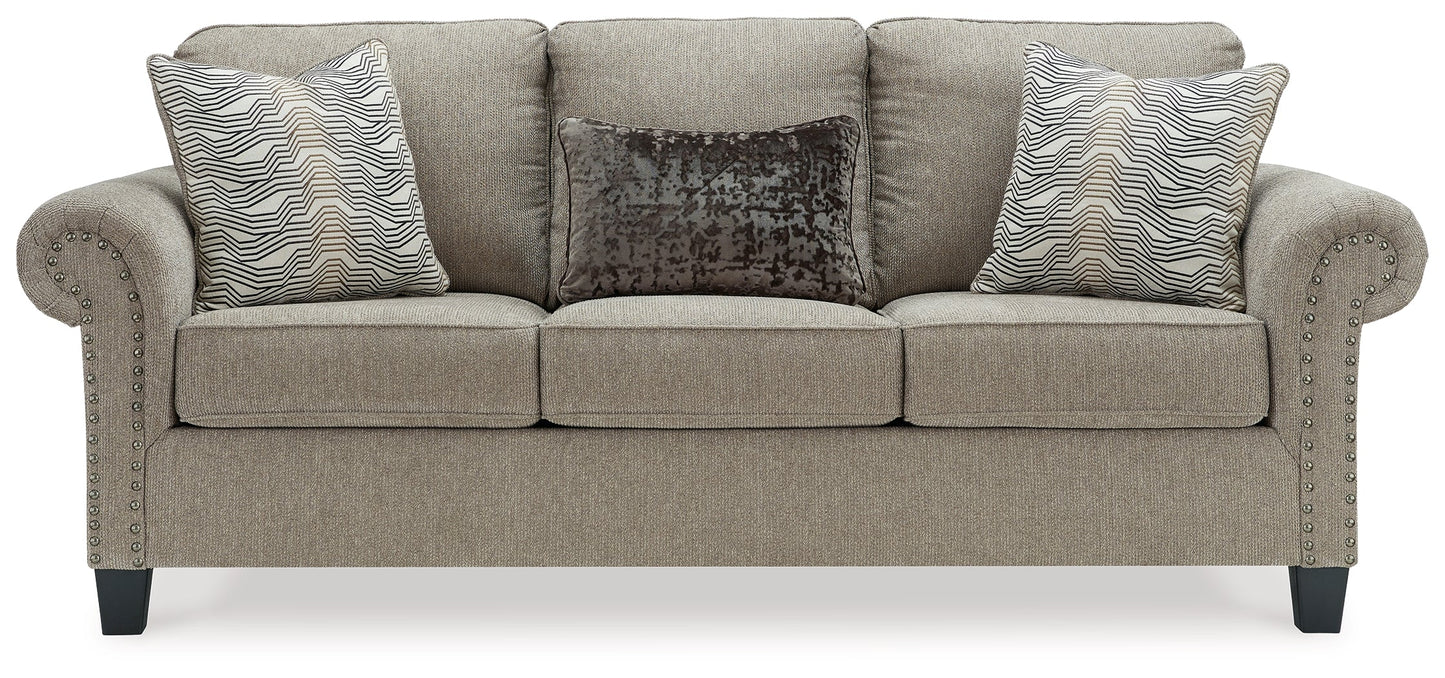 Shewsbury Pewter Sofa, Loveseat, Chair and Ottoman